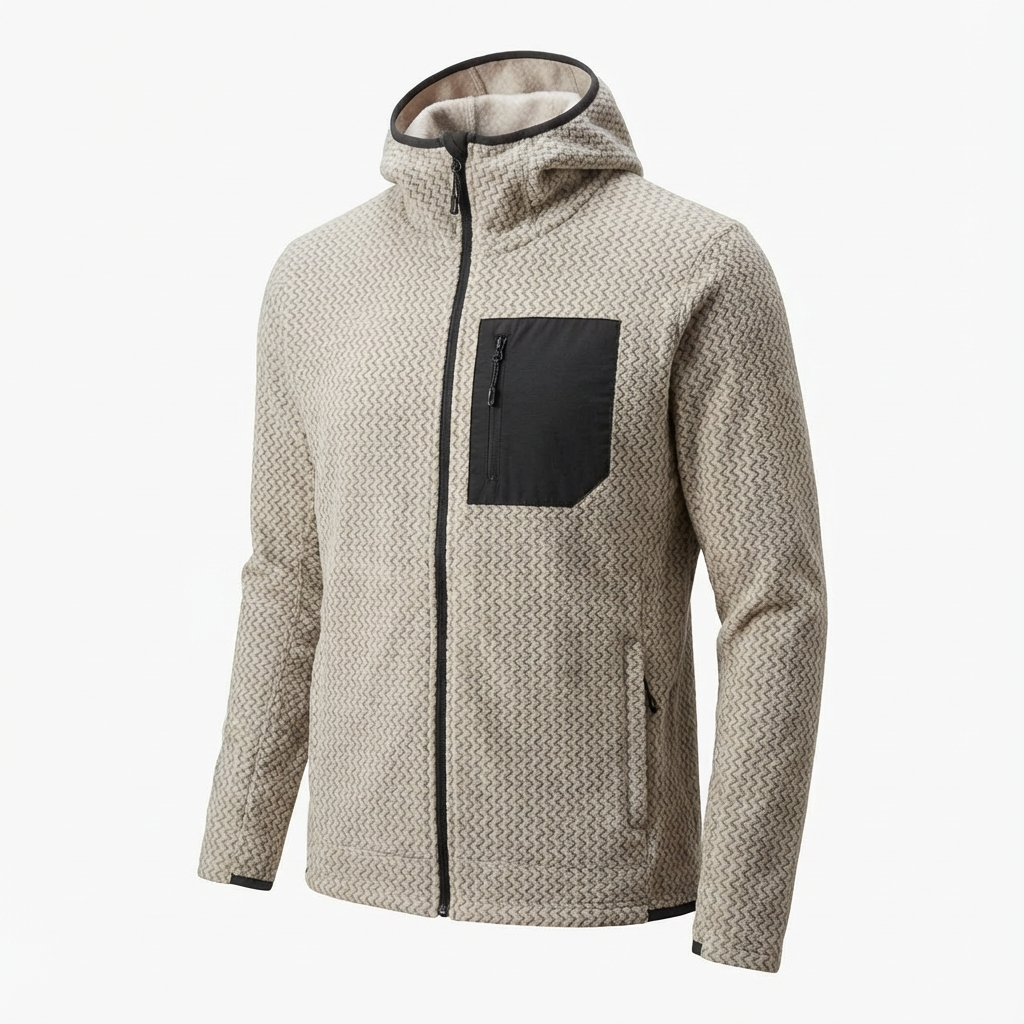 Fleece Feminino Cardigã com Capuz FrontZip EsterSul