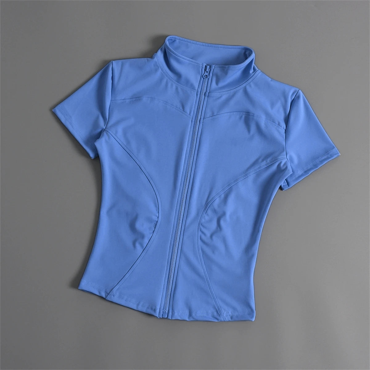 Jaqueta Manga Curta Feminina Slim FullZip Aurora