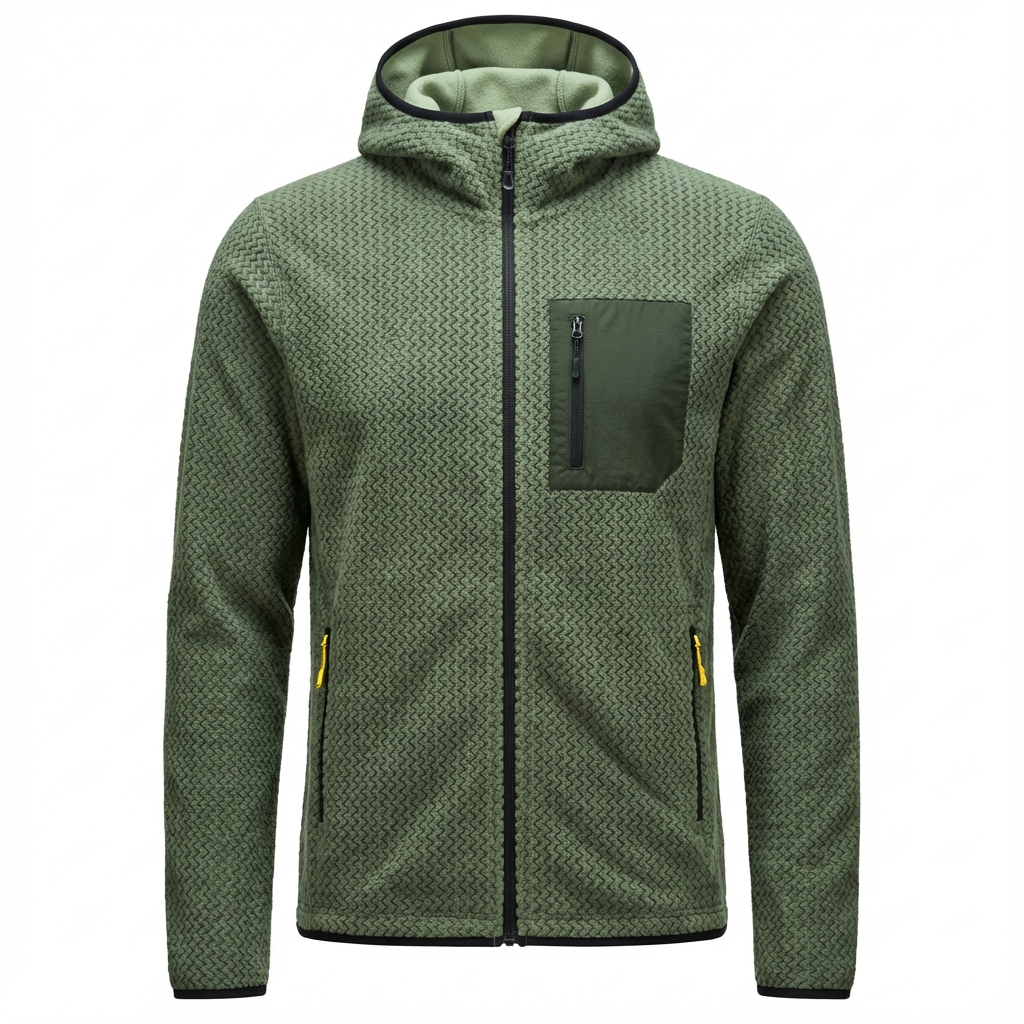 Fleece Feminino Cardigã com Capuz FrontZip EsterSul