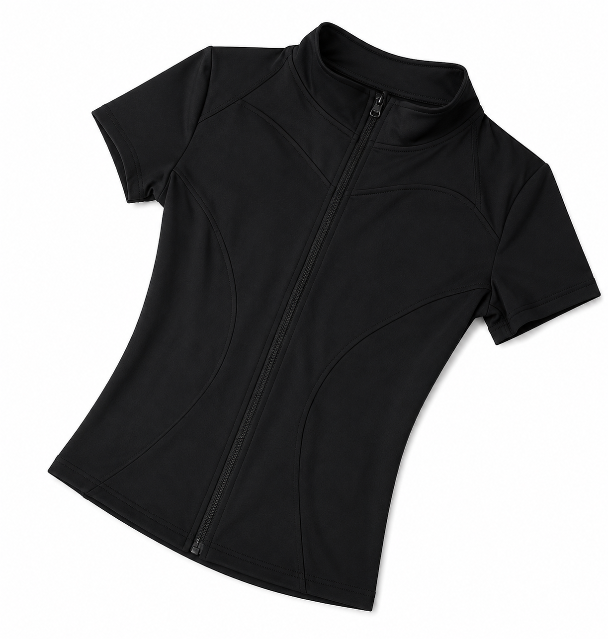 Jaqueta Manga Curta Feminina Slim FullZip Aurora