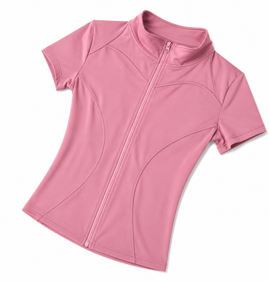 Jaqueta Manga Curta Feminina Slim FullZip Aurora