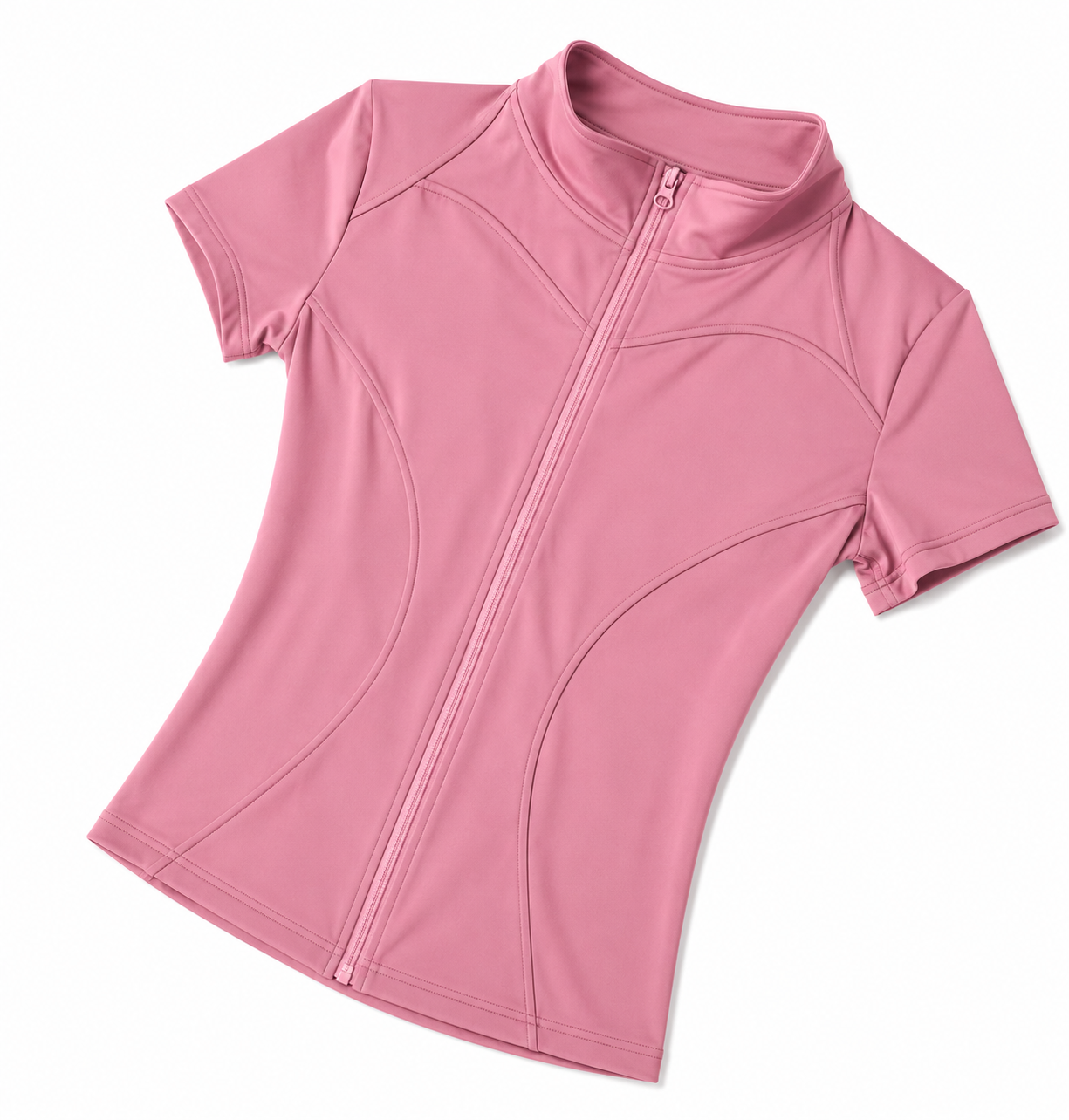 Jaqueta Manga Curta Feminina Slim FullZip Aurora