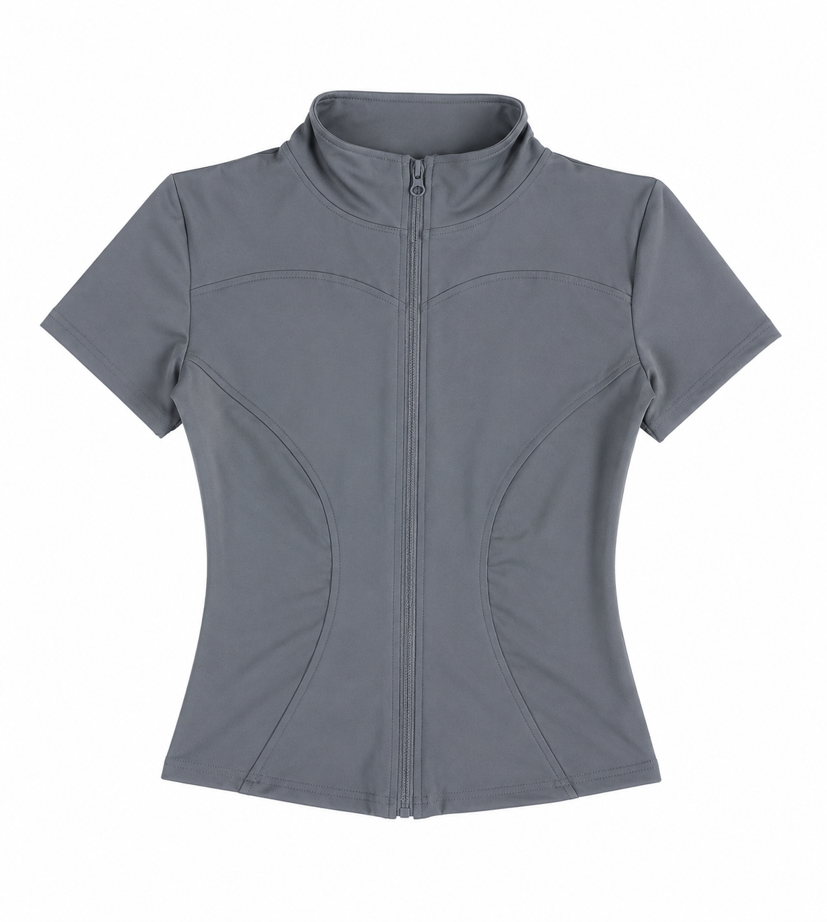 Jaqueta Manga Curta Feminina Slim FullZip Aurora