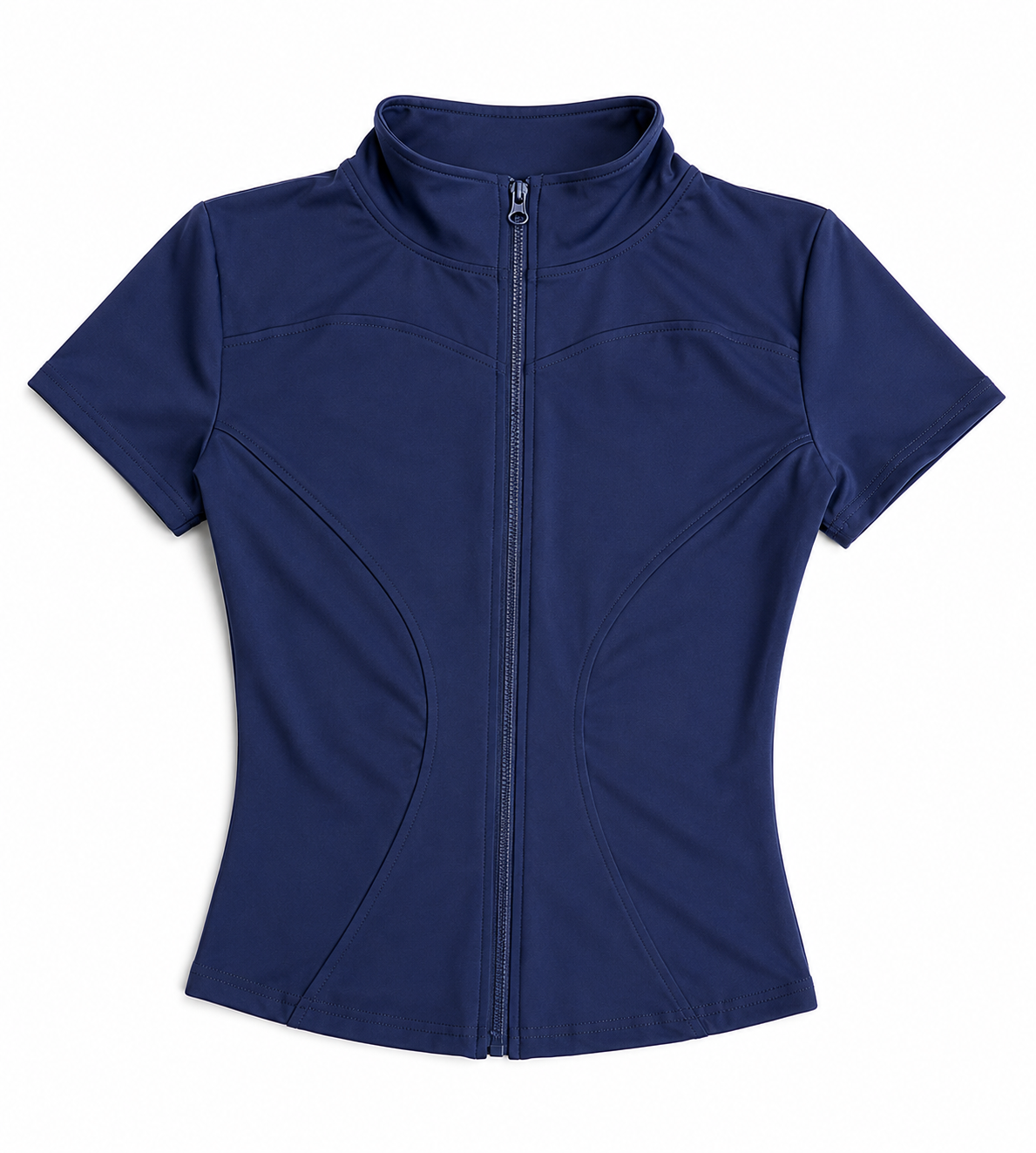 Jaqueta Manga Curta Feminina Slim FullZip Aurora
