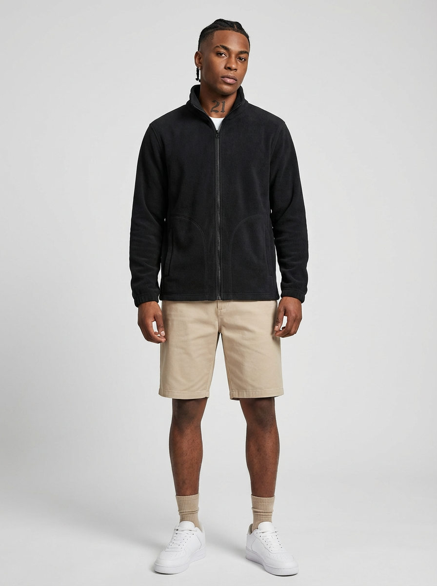 Fleece Unissex Cardigã Flauerlands Full Zip
